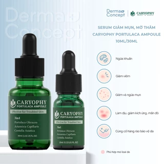 Serum giảm mụn, mờ thâm Caryophy Portulaca Ampoule 10ml/30ml