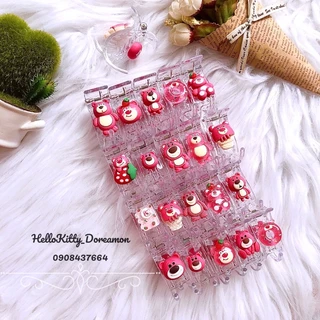 SET 5c KẸP TÓC CÀNG CUA 3 RĂNG GẤU DÂU LOTSO