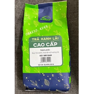 Trà Xanh Lài/ Trà Xanh Nhài VINSAF cao cấp gói 500g - THƠM DỊU HẬU VỊ NGỌT - bách hóa nguyên liệu