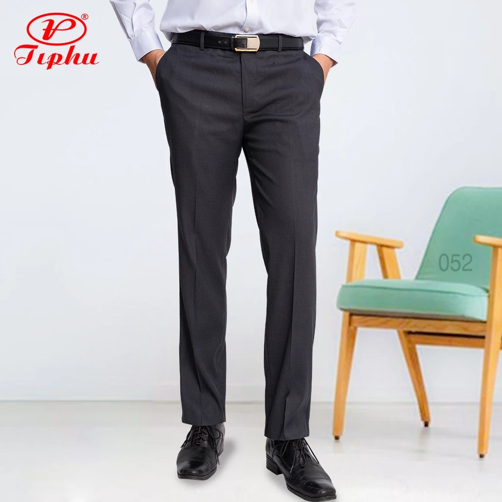 Quần tây nam Amazing, phong cách công sở, ống suông, dáng truyền thống không ly, bigsize đến 105kg