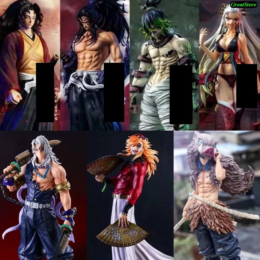 (Sẵn) Mô hình Kokushibou,Gyuutarou,Daki,Douma,Tomioka Giyu,Inosuke Figure GK trong Kimetsu No Yaiba thanh gươm diệt quỷ