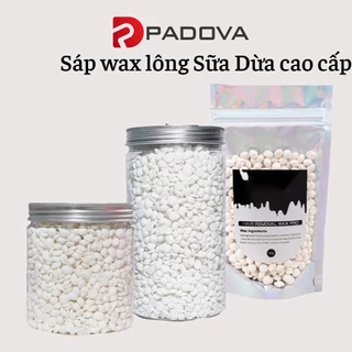 Sáp Wax Lông Sữa Dừa Cao Cấp Siêu Bám Lông, Dành Cho Da Nhạy Cảm Tặng Que PADOVA