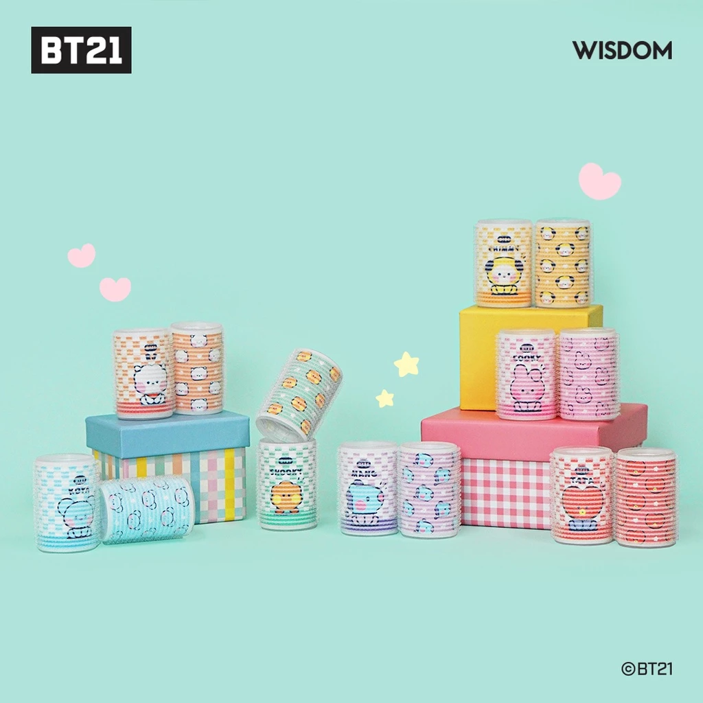 [BT21 Chính Thức] BT21 minini Cuộn Tóc 2 Cái