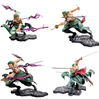 Mô hình One Piece Zoro 3000 thế giới có 2 đầu 3 vòng hắc kiếm cao 21cm nặng 800gram bản cao cấp , figure mô hình anmie