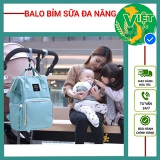 Balo bỉm sữa đa năng, túi sách bỉm sữa cho mẹ và bé, tiện lợi, giữ nhiệt, giá rẻ, freeship.