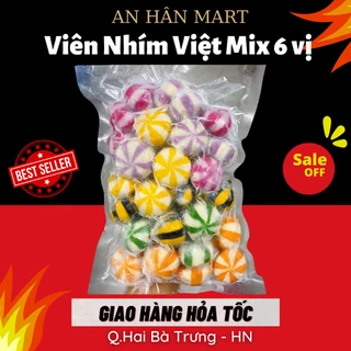 Set Viên Thả Lẩu Bánh Bao Nhím mix 6 vị Lacusina gói 500g