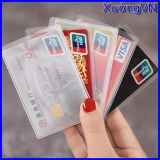 Bọc bao chống xước chip CCCD - ATM, Vỏ bọc căn cước công dân trong suốt bảo vệ thẻ