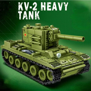 Set 536 Mô Hình Xe Tăng Đồ Chơi MOC WW2 KV-2