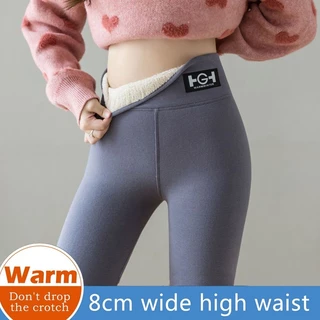 Quần nỉ lót lông_quần legging mùa đông siêu ấm lưng cạp cao giữ nhiệt leggin ôm bó vải dày dặn