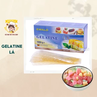 Gelatin Gelatine lá Đức làm bánh, kẹo dẻo, pudding pannacotta chè khúc bạch Ewald độ nở tốt BẾP VUI TƯƠI