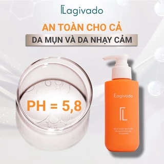 Sữa rửa mặt giảm mụn Lagivado PH Soothing Gel Cleanser dành cho da dầu mụn, nhạy cảm 200 ml