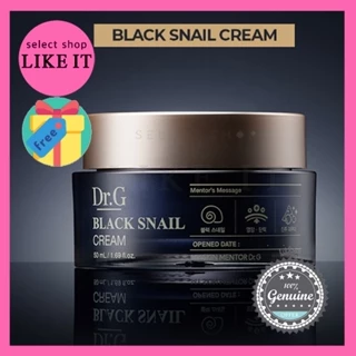 Kem ốc sên Dr.G Black Snail Cream 50ml dưỡng ẩm làm trắng đàn hồi cải thiện nếp nhăn
