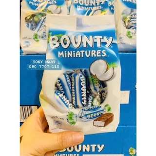 KẸO SOCOLA NHÂN DỪA TƯƠI BOUNTY MINIATURES 150G