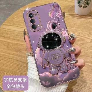 Ốp lưng OPPO Reno 4 4G Reno 4 pro Reno 5 reno 5 pro 5z reno 6 4g 5g 3D Mạ điện Ốp Điện Thoại TPU Mềm Siêu Mỏng Mạ Điện Hình Phi Hành Gia 3D Chống Sốc Cho OPPO Reno 4 4G Reno 4 pro Reno 5 reno 5 pro 5z reno 6 4g 5g