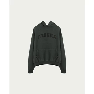 Áo hoodie FRAGILE® Dark Charcoal Logo Hoodie