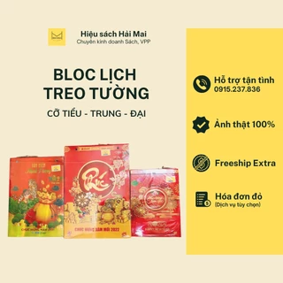 [SIÊU SALE 2024] Bloc Lịch Treo Tường 2024 HÀNG CHUẨN CHẤT LƯỢNG, DÀY ĐẸP ||*|*||