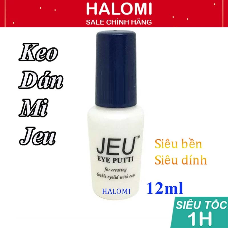 Keo dán mi JEU siêu dính chính hãng màu trong suốt không lộ chuyên dùng cho tất cả các loại lông mi