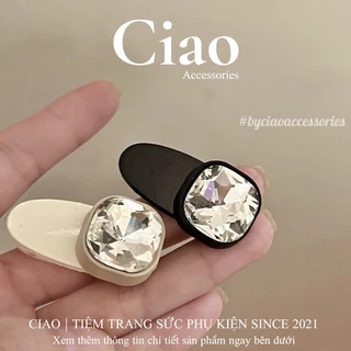 [HOẢ TỐC 1H] Kẹp tóc/ Phụ kiện tóc thiết kế đính đá lấp lánh mã 40 Ciao accessories