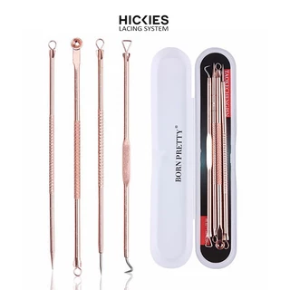 Bộ 4 Que Nặn Mụn hickies lacing system - Lấy sạch mụn đầu Đen, Trứng Cá, Cám Thần Thánh (Full Box)