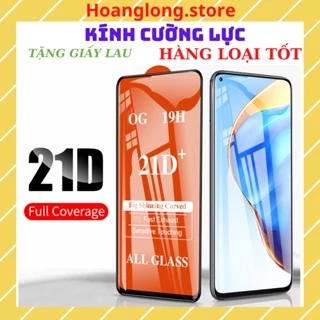 Kính cường lực Xiaomi Full màn 21D-9D Cho Mi 9T 10T 11T 11 Lite Poco F2 F3 F4 X3 X4 M3 M4 Pro 5G Redmi Note 7 8 9 9S 1