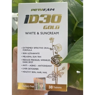 [Chính Hãng] Viên uống trắng da ,chống nắng ID30 Gold