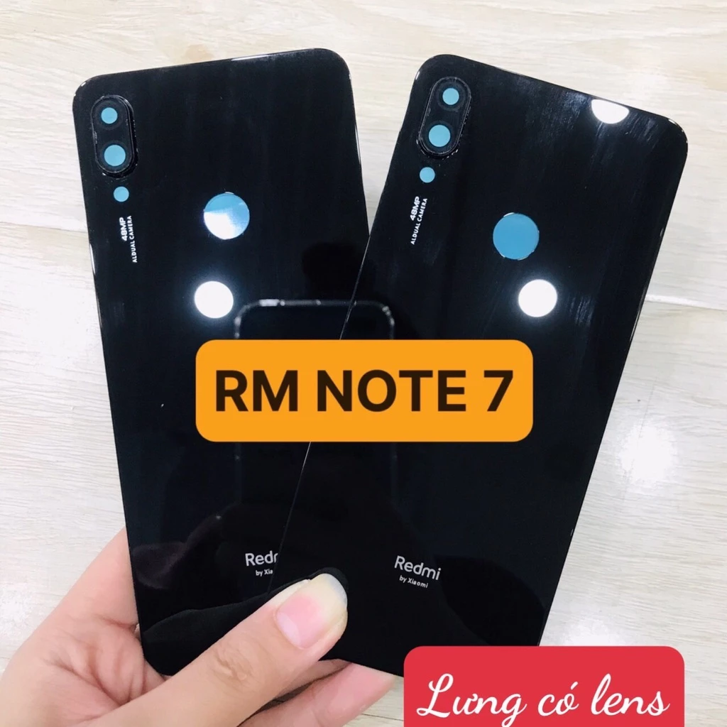 LƯNG XIAOMI REDMI NOTE 7 LENS - VỎ XIAOMI REDMI NOTE 7 LENS - NẮP PIN XIAOMI REDMI NOTE 7 LENS