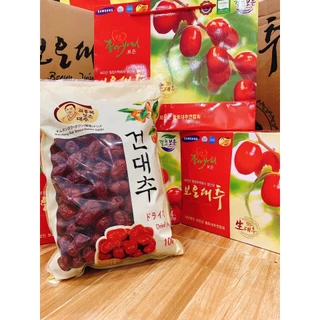 Táo Đỏ Khô Hàn Quốc 1.2Kg Chính Hãng Date 2027- Đặc ruột