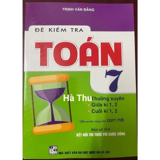 Sách - Đề kiểm tra Toán 7