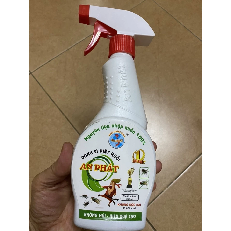 Xịt diệt ruồi An Phát - Không mùi - Hiệu quả (Chai 350ml) (hàng có sẵn)
