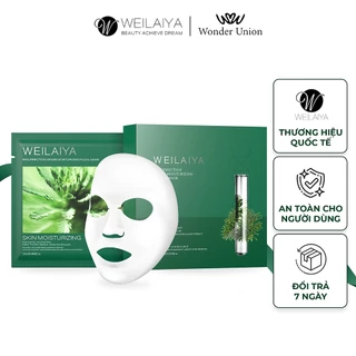 Mặt nạ Weilaiya màu xanh cỏ phục sinh Grass Moisturizing Facial Mask (Hộp 10 miếng) Chính Hãng, Dưỡng Ẩm, Phục Hồi Da