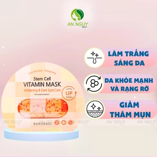 Mặt Nạ Banobagi Stem Cell Vitamin Mask Whitening & Dark Spot Care 30g