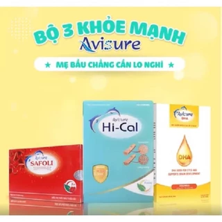 Bộ vi chất thiết yếu sắt canxi DHA Avisure cho mẹ bầu