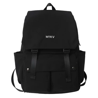 Balo Đi Học MTKV Nắp Gập Hàn Quốc Xinh Xắn Đựng Laptop 14-16 Inch Nhiều Ngăn,,,Balo Đi Học MTKV Nắp Gập Bealux_MTKV_