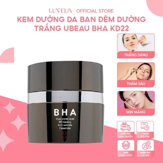 Kem Dưỡng Da Ban Đêm Dưỡng Trắng Cấp Ẩm Mờ Nám Giảm Mụn Chăm Sóc Da Toàn Diện Ubeau Bha Kd22