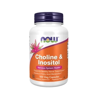 Thực phẩm chức năng Now Foods Choline & Inositol 500mg 100 viên