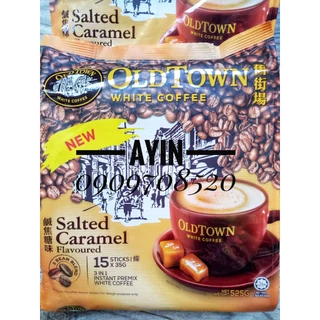 Cà Phê Trắng Oldtown Vị Salted Caramel (15 Gói x 35g )