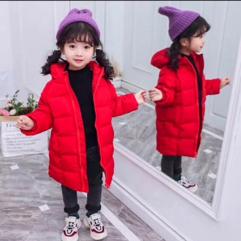 Áo phao dáng dài cho bé( hàng quảng châu)sẵn hàng  giao ngay 24h