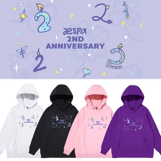 Áo hoodie kỉ niêm aespa Winter, Karina, Giselle, Ningning - 2nd Anniversary