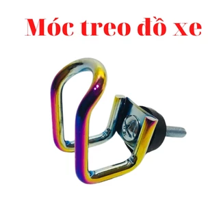 Móc treo đồ chữ u inox xi titan 7 màu cực bền đẹp gắn mọi dòng xe máy