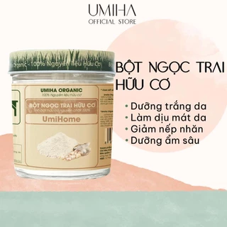 Bột Ngọc Trai Đắp Mặt Nạ Hữu Cơ Umiha Organic Nguyên Chất | Pearl Powder 100% Organic 135g