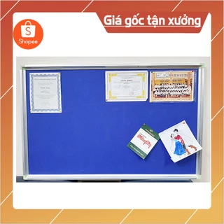 Bảng ghim nỉ xanh dương đủ size hàng đẹp giá rẻ( tặng ghim)