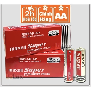 ( Hộp 40 viên ) Pin tiểu ( AA ) Maxell - Hàng Chính Hãng