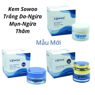 Kem SOWOO Ngừa Mụn-Trắng Da-Ngừa Vết Thâm 10g, 15g, 25g- Mỹ phẩm Mỹ Ái