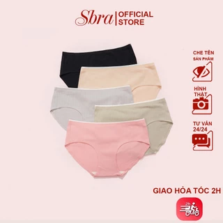 COMBO 5 Quần Lót Nữ Cotton Sbra Không Viền Mềm Mịn Ôm Mông Thoáng Mát QC09