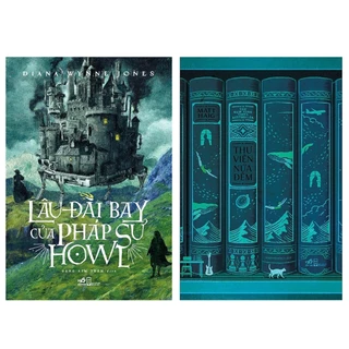 Sách - Combo 2Q Lâu Đài Bay Của Pháp Sư Howl  +  Thư Viện Nửa Đêm