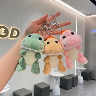 Kawaii Hoạt Hình Sang Trọng Khủng Long Búp Bê Móc Khóa Sáng Tạo Cho Móc Khóa Ô Tô, Túi Chìa Khóa Nữ Móc Chìa Khóa Phụ Kiện Móc Khóa Trang Trí Mặt Dây Chuyền Cổ Điển