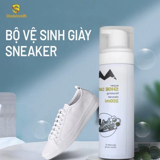 Bộ vệ sinh giày sneaker 200ml - vệ sinh giày thể thao, ba lô, túi sách, áo khoác