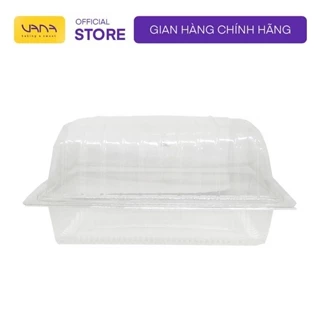 Hộp nhựa HH53 đựng bánh bông lan cuộn, bánh bao