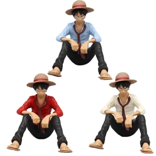 Mô hình One Piece Luffy ngồi cực phong cách . Cao 10cm , nặng 100gram . Figure anime One Piece