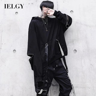 Áo Khoác hoodie Có Khóa Kéo Phong Cách harajuku Cho Nam